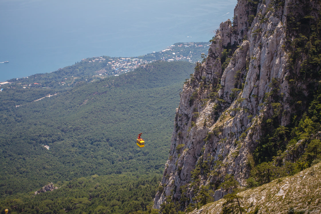 Гора ай Петри в Крыму канатная дорога